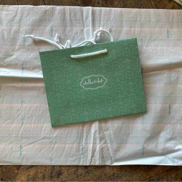 Stella & Dot Teal Gift Set with Earring Backs *jewelry* - Picture 5 of 5